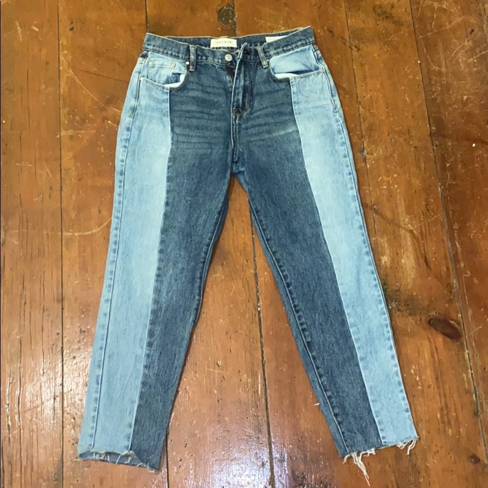 Pacsun Vintage Icon Color Blocked Jeans
